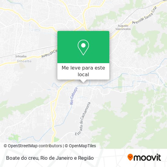 Boate do creu mapa