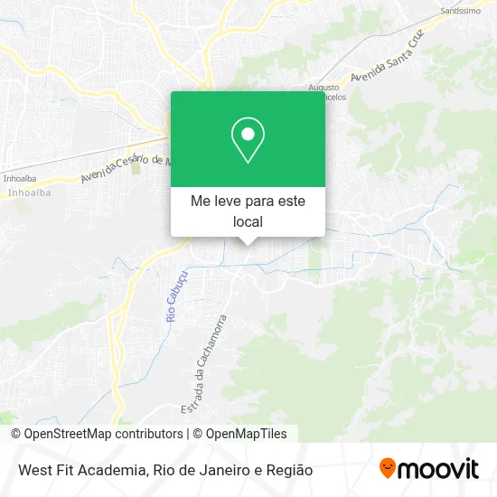 West Fit Academia mapa