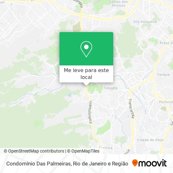 Condomínio Das Palmeiras mapa