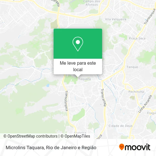 Microlins Taquara mapa