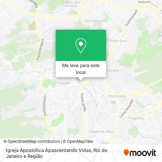 Igreja Apostólica Apascentando Vidas mapa