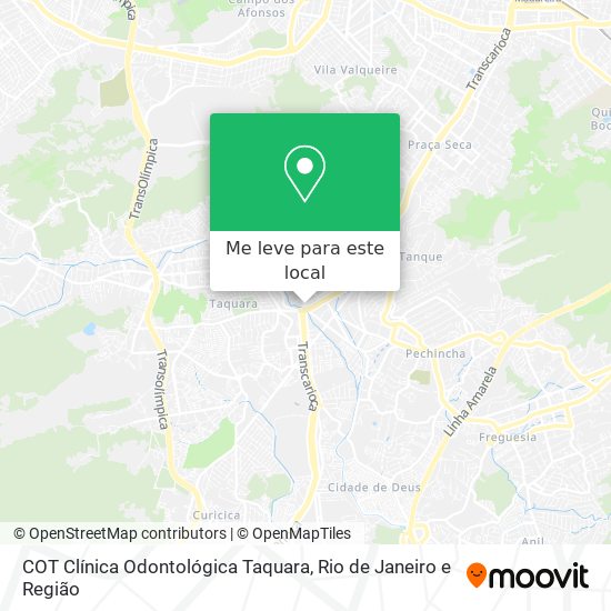 COT Clínica Odontológica Taquara mapa