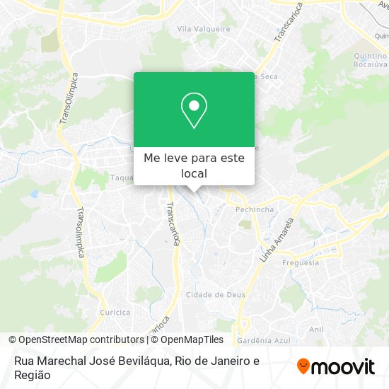 Rua Marechal José Beviláqua mapa