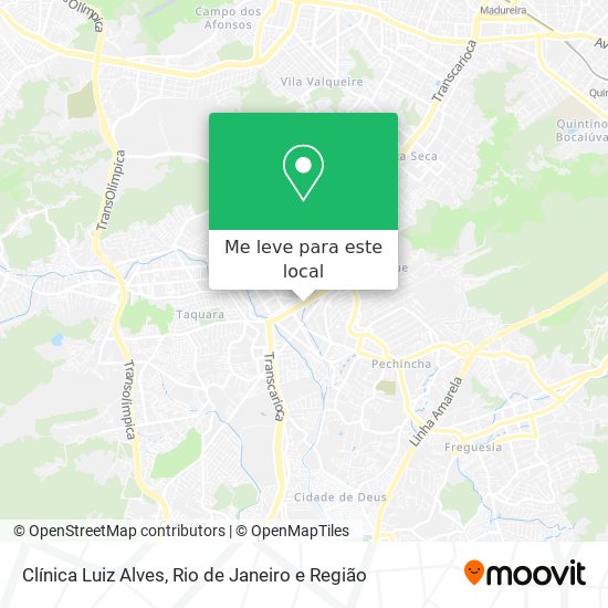 Clínica Luiz Alves mapa