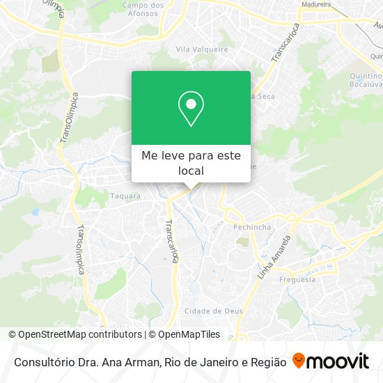 Consultório Dra. Ana Arman mapa