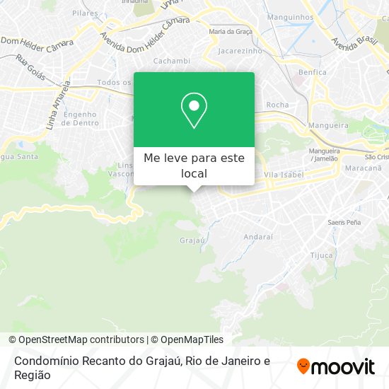 Condomínio Recanto do Grajaú mapa