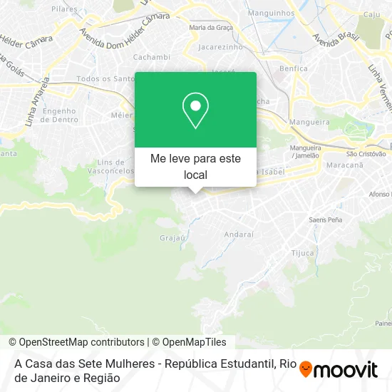 A Casa das Sete Mulheres - República Estudantil mapa