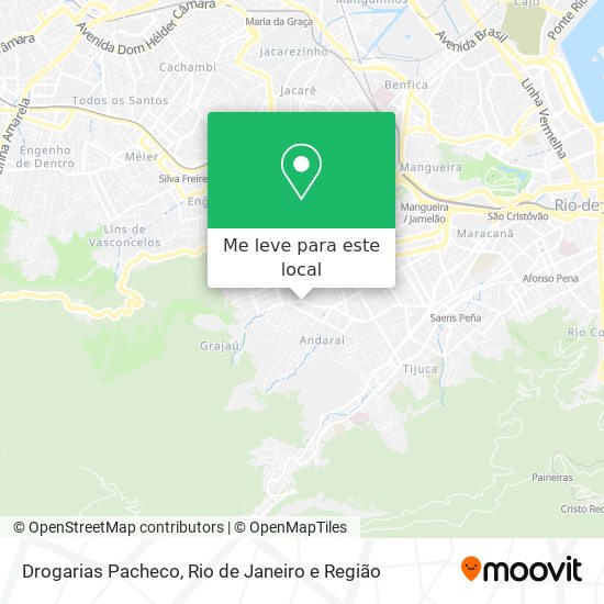 Drogarias Pacheco mapa