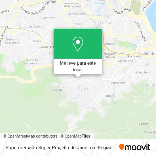 Supermercado Super Prix mapa