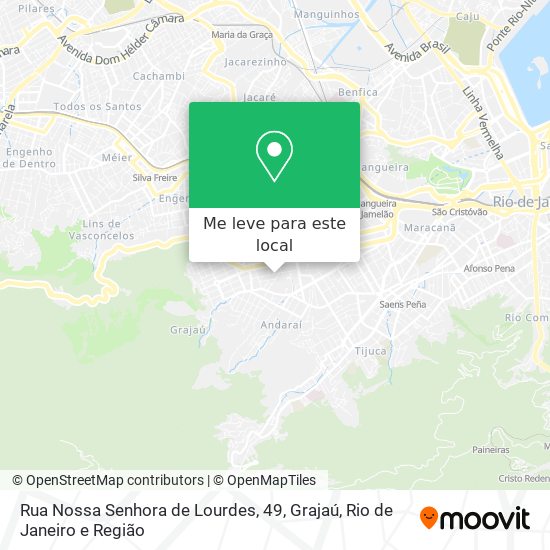 Rua Nossa Senhora de Lourdes, 49, Grajaú mapa