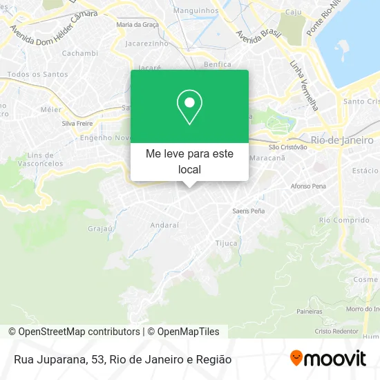 Rua Juparana, 53 mapa