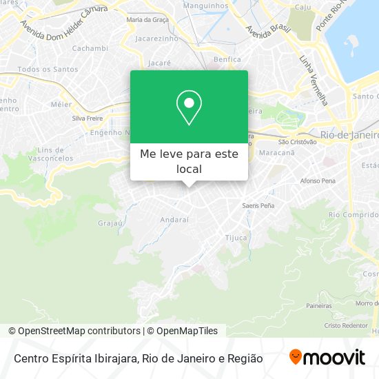 Centro Espírita Ibirajara mapa