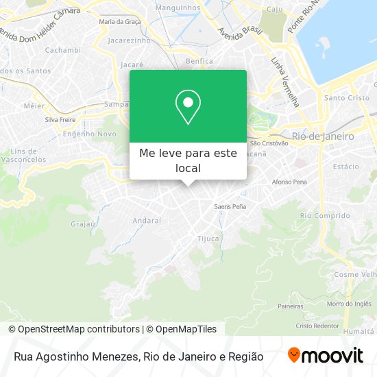 Rua Agostinho Menezes mapa