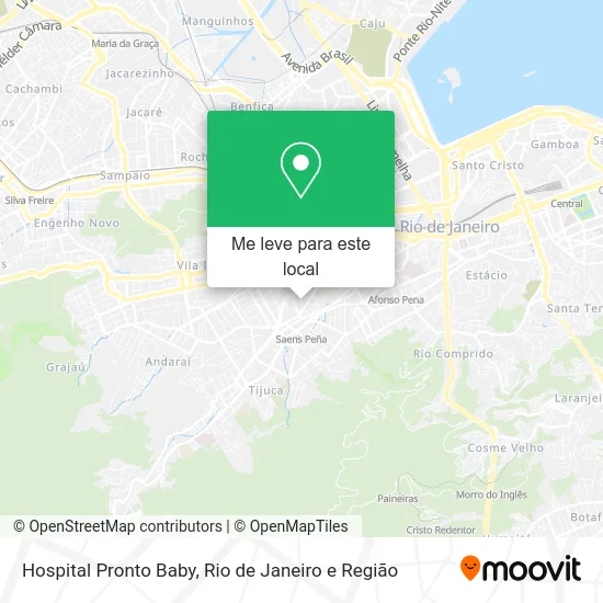 Hospital Pronto Baby mapa