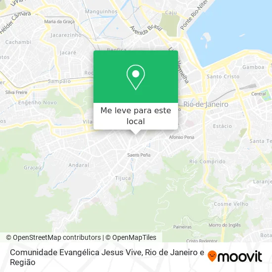 Comunidade Evangélica Jesus Vive mapa
