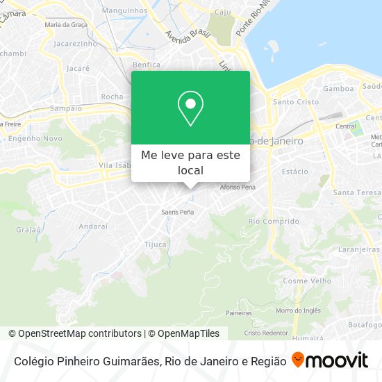 Colégio Pinheiro Guimarães mapa