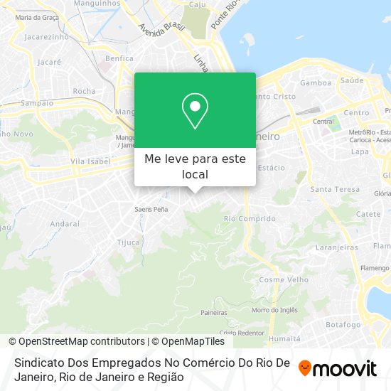 Sindicato Dos Empregados No Comércio Do Rio De Janeiro mapa