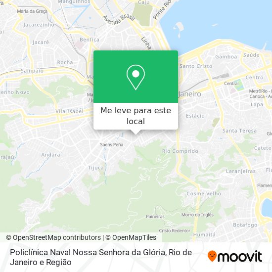Policlínica Naval Nossa Senhora da Glória mapa