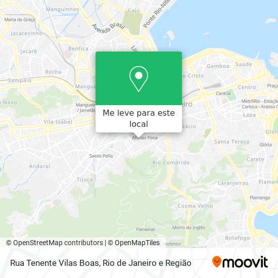 Rua Tenente Vilas Boas mapa