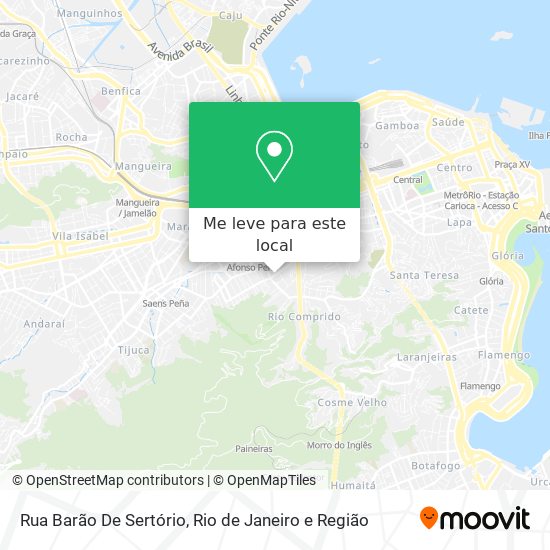 Rua Barão De Sertório mapa