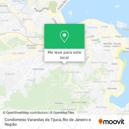 Condomínio Varandas da Tijuca mapa