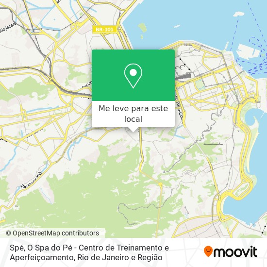 Spé, O Spa do Pé - Centro de Treinamento e Aperfeiçoamento mapa