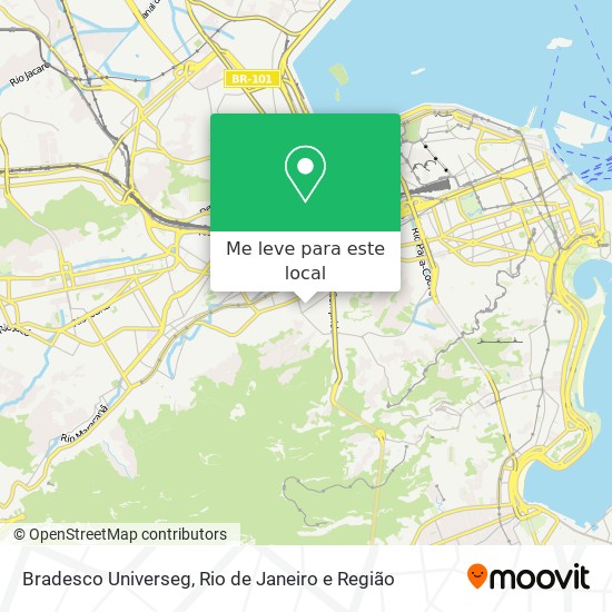Bradesco Universeg mapa