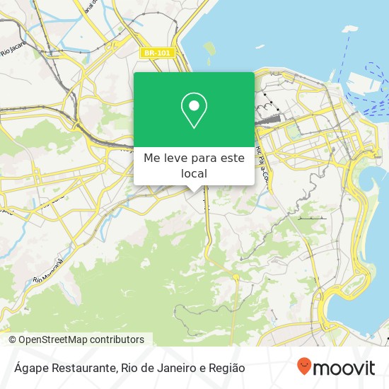 Ágape Restaurante mapa