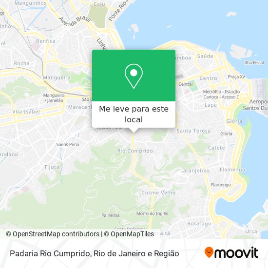 Padaria Rio Cumprido mapa