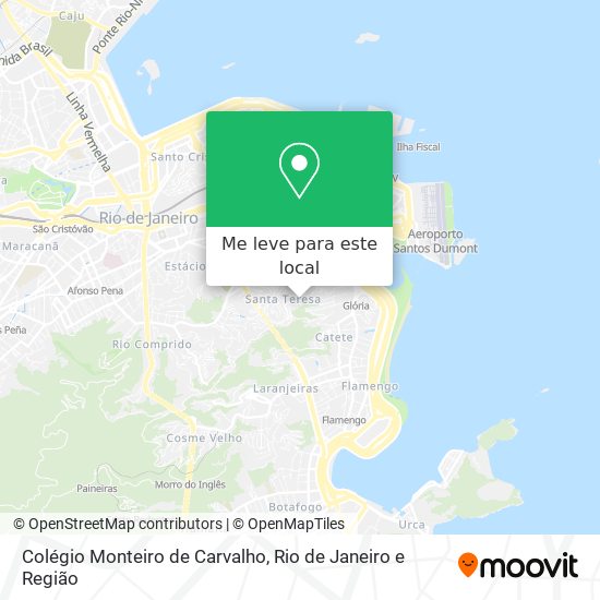 Colégio Monteiro de Carvalho mapa