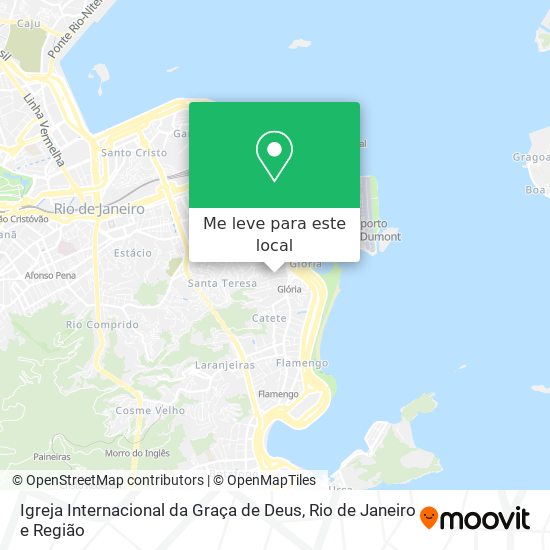 Igreja Internacional da Graça de Deus mapa