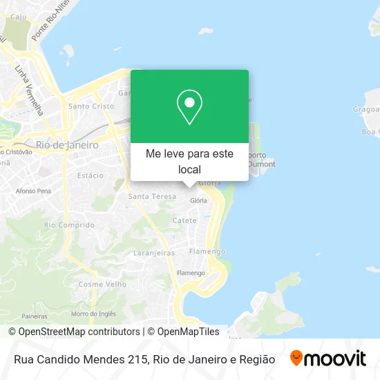 Rua Candido Mendes 215 mapa