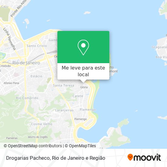 Drogarias Pacheco mapa