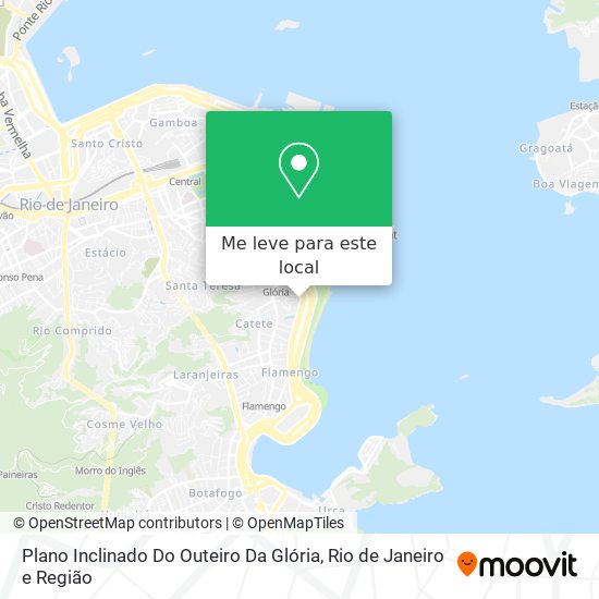 Plano Inclinado Do Outeiro Da Glória mapa