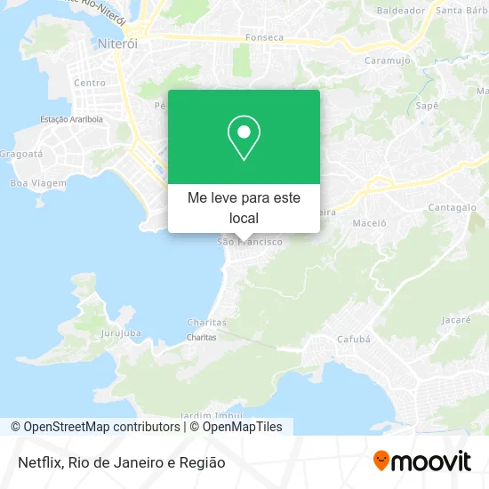 Netflix mapa