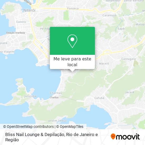 Bliss Nail Lounge & Depilação mapa