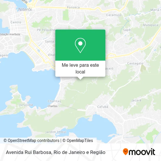 Avenida Rui Barbosa mapa