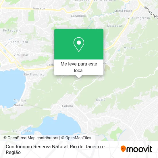 Condomínio Reserva Natural mapa