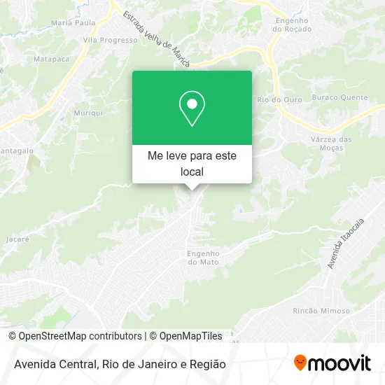 Avenida Central mapa