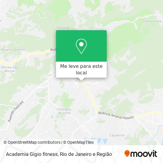 Academia Gigio fitness mapa