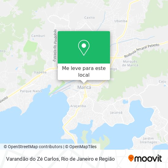 Varandão do Zé Carlos mapa