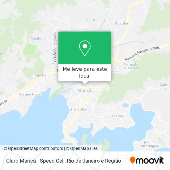 Claro Maricá - Speed Cell mapa