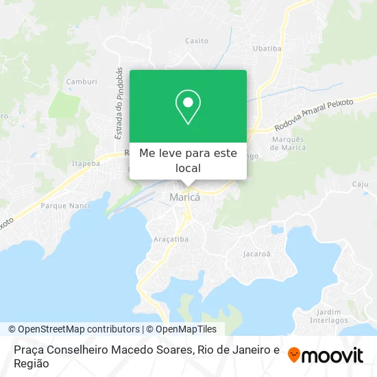 Praça Conselheiro Macedo Soares mapa
