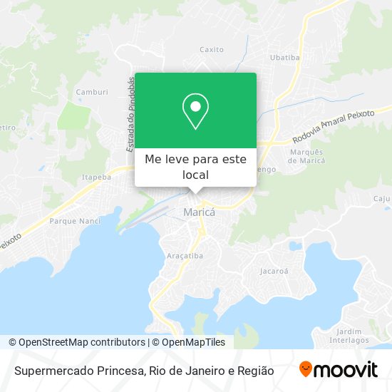 Supermercado Princesa mapa