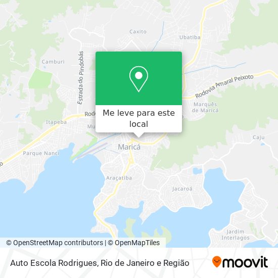 Auto Escola Rodrigues mapa