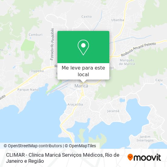 CLIMAR - Clínica Maricá Serviços Médicos mapa