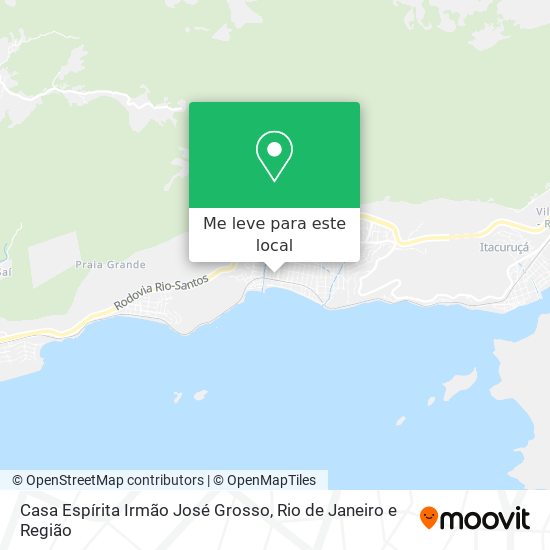 Casa Espírita Irmão José Grosso mapa