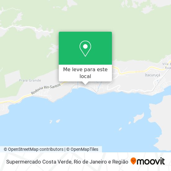 Supermercado Costa Verde mapa