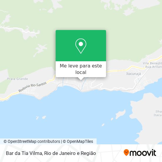 Bar da Tia Vilma mapa