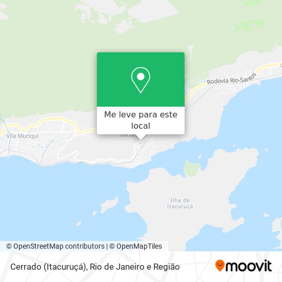 Cerrado (Itacuruçá) mapa